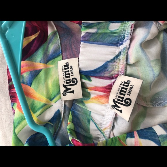 Show me your mumu Hawaiian set never worn. - Picture 2 of 3